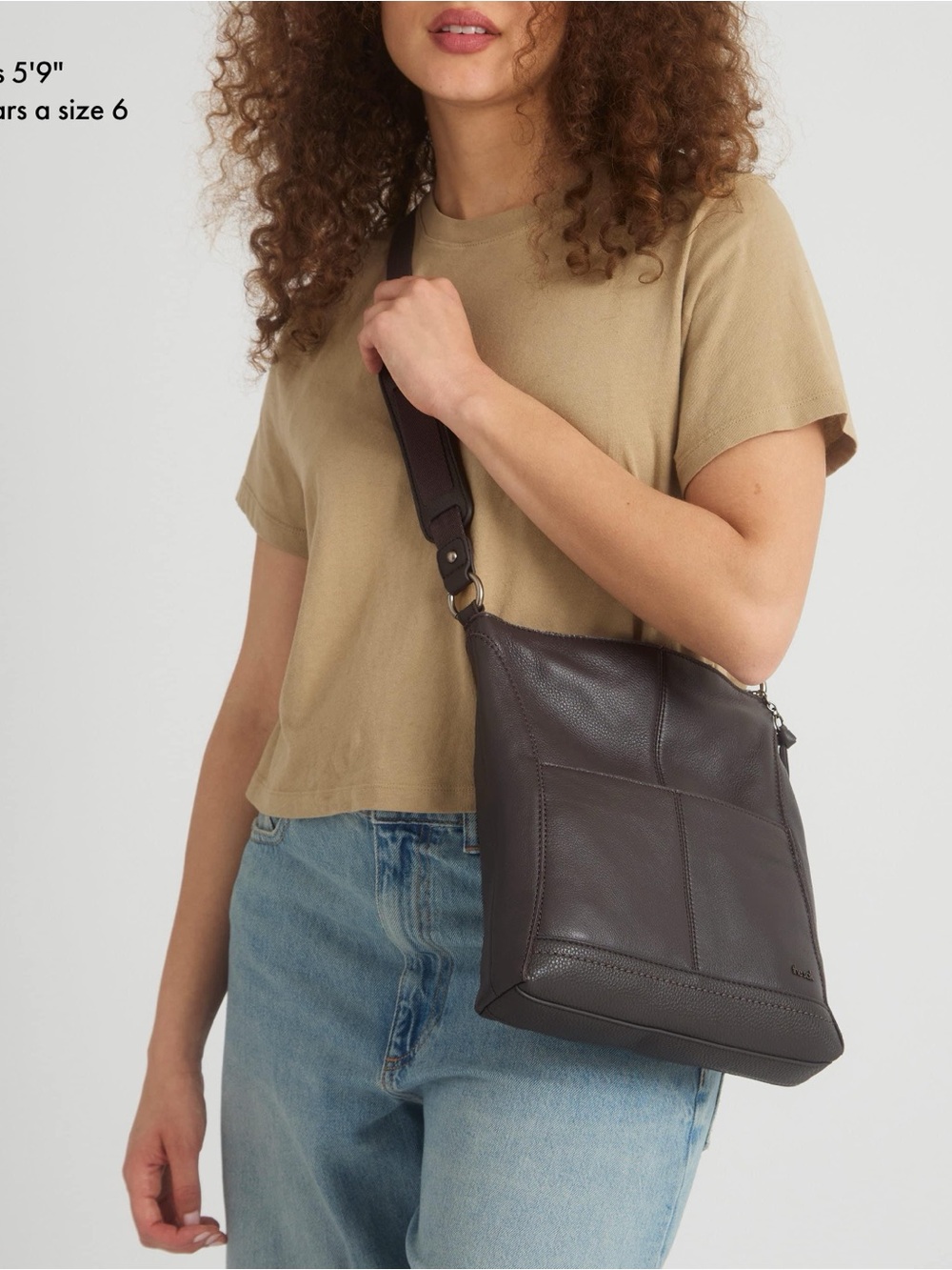 The Sak Lucia Leather Crossbody